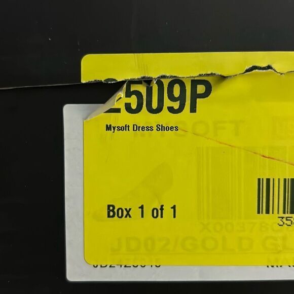 mysoft Women's Pumps 2” Kitten Heel Pointed Toe Low Heel Shoes. Gold. Size 7.5 - Picture 9 of 9